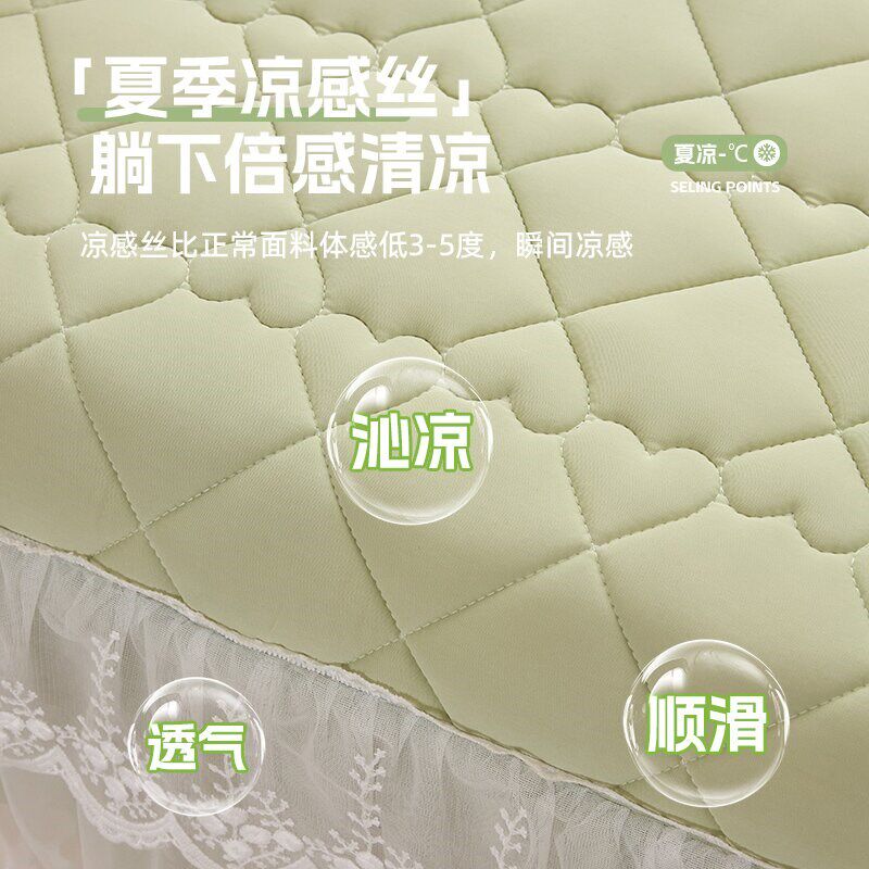 2025新款飘窗垫窗台垫四季通用防滑卧室可拆洗阳台垫子蕾丝垂边夏