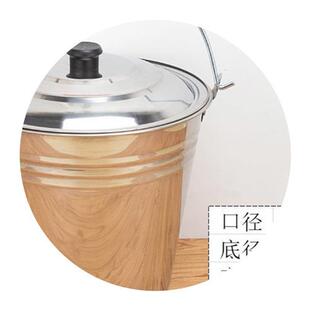 铁桶圆桶烧火收纳带盖密封商用大铁桶不锈钢小铁桶家用工业加厚
