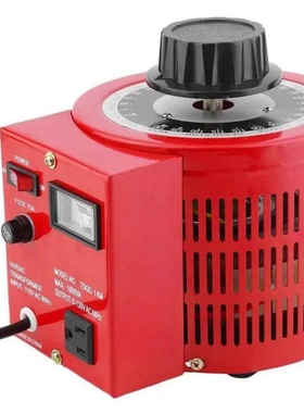 TDGC2-1KM 红色 美标调压器变压器2000VA 输入110V 输出0-130V