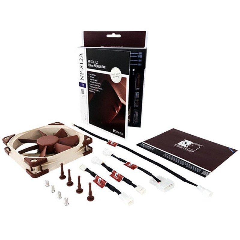 猫头鹰 NF-S12A FLX SSO2代磁稳轴承 12cm 台式电脑静音机箱风扇