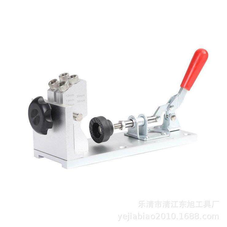 斜孔钻 口袋孔夹具套件 带吸尘木工打孔定位器 钻孔定位器图片