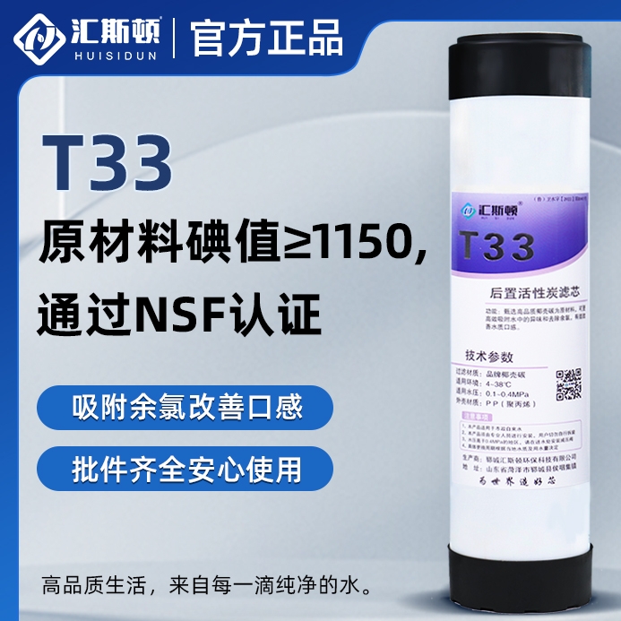 汇斯顿T33滤芯高效改善口感