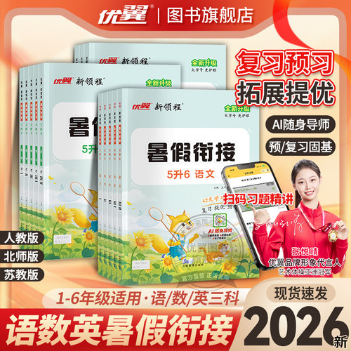 优翼新领程暑假衔接小学升学复习