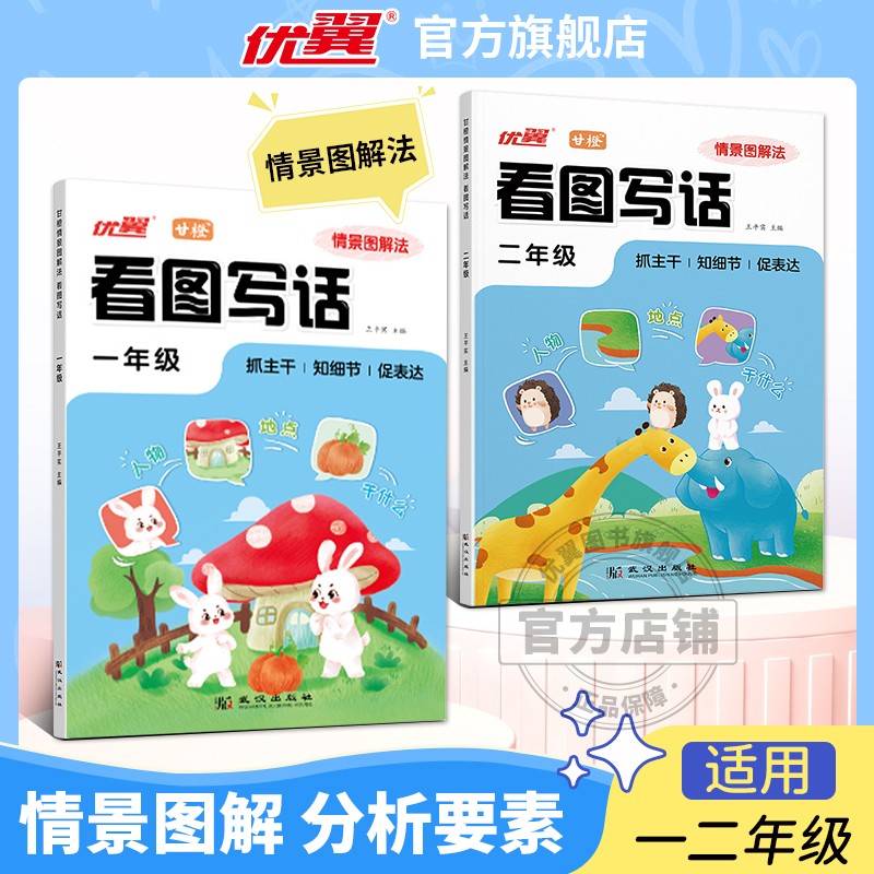 优翼情景图解法看图写话同步作文
