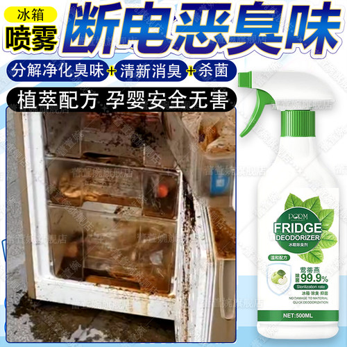 冰箱断电除臭神器肉腐烂生蛆去味
