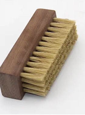 软毛小方刷马毛猪鬃毛pp丝磨尖丝去灰上油抛光洗鞋刷