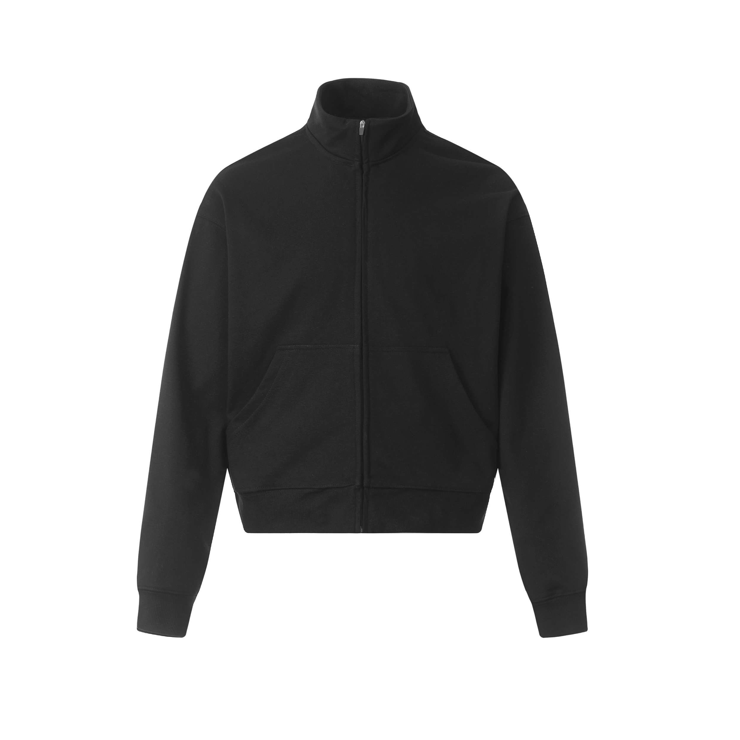 PRCK美式复古cleanfit立领开衫外套秋冬男女休闲夹克boxy短宽上衣