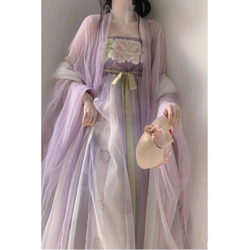 HANFU 여성 성인 CHEBULA 스커트 MING-MADE XIANQI 골동품 푸