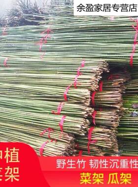 豆角菜园搭架竹子围栏瓜架庭院竹竿子搭棚架黄瓜家用花园小篱笆围