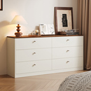 实木新型斗柜家用靠墙储物柜卧室床头柜客厅六斗八斗柜主卧床尾柜