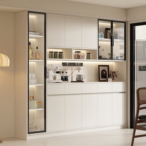 ENF级欧松板实木餐边柜