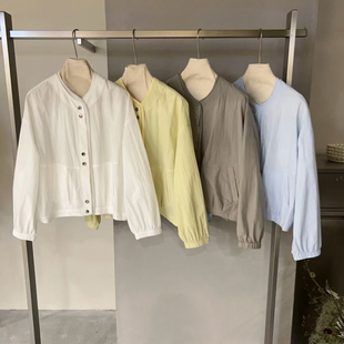 云朵简约百搭棒球服轻薄防晒短外套2B9902