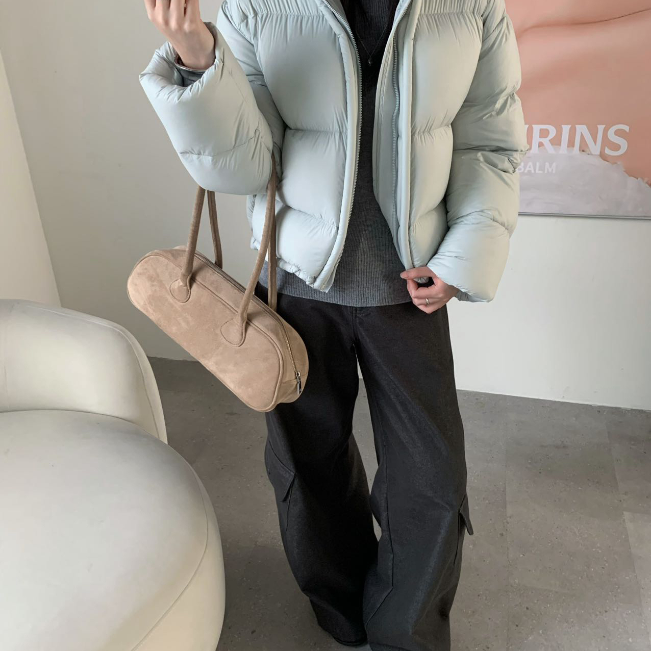 云朵韩版女短款肯豆泡芙小个子加厚保暖羽绒服外套0707