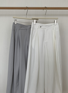 云朵设计26年春款韩系简约气球裤百搭显瘦休闲裤EN65068