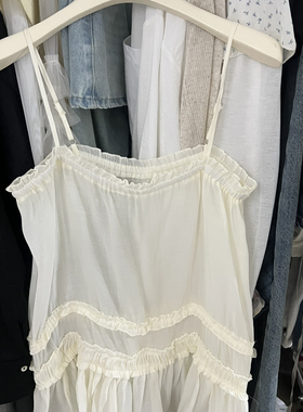 云朵家年夏上新温柔慵懒纯欲清新少女叠穿背心(不含外搭)26069