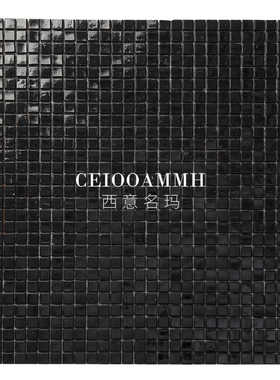 北欧通体黑色玻璃马赛克瓷砖浴室卫生间厨房餐厅背景墙立体墙砖贴