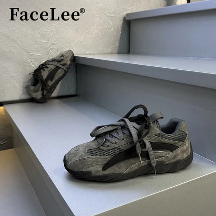 FaceLee男鞋2026夏季新款高级感潮牌百搭帅小众设计阿甘男士运动