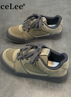 FaceLee日本设计师联名款男款鞋子小众设计厚底面包鞋男2025