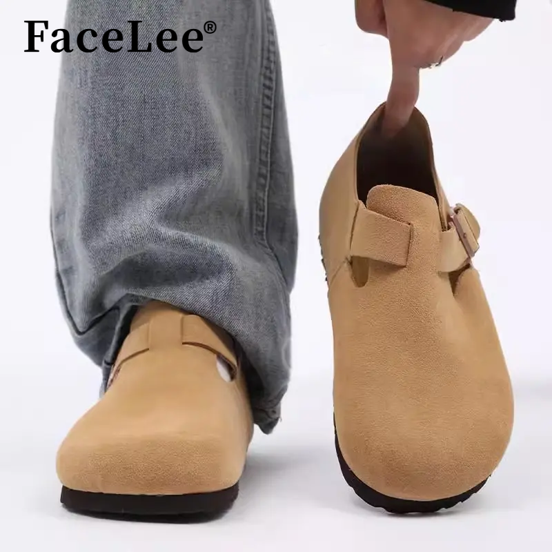 FaceLee软木鞋外穿全包软底一脚蹬勃肯鞋男潮休闲百搭透气情侣款,流行男鞋,软木鞋/勃肯鞋,淘宝优惠券,粉丝福利购,淘宝优惠卷