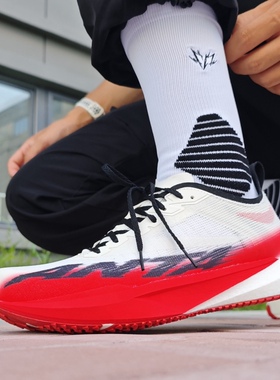 安踏塑胶先锋speed跑步鞋2025冬竞速男跑道专用学生中考体测跑鞋