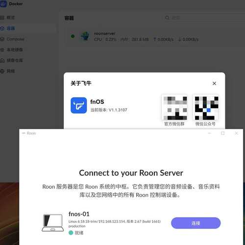 {议价}飞牛os部署roon/roon服务器