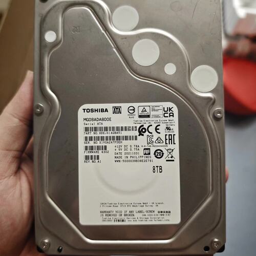 {议价}东芝 MG08ADA800E 8TB 3.5寸 SATA 7