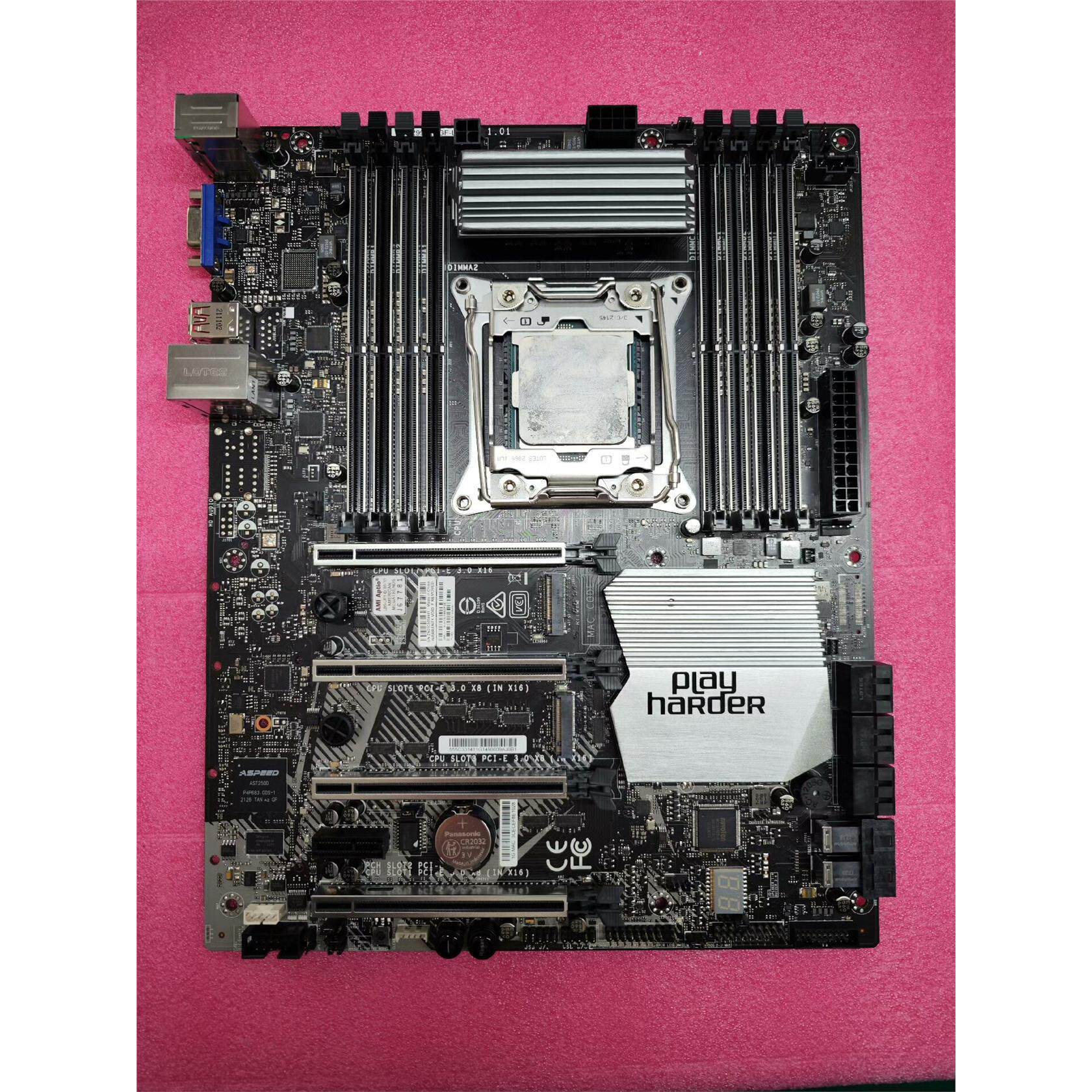 议价超微 C9X299-RPGF-L主板 套装 主板不自带 声卡议价
