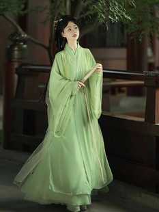 广袖 新中式 古风古装 清冷系飘逸2024新款 流仙裙出租 国风女成人夏款