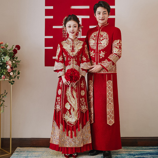 出租秀禾服2025新款 婚服出阁龙凤褂嫁衣 结婚礼服女新娘敬酒服中式