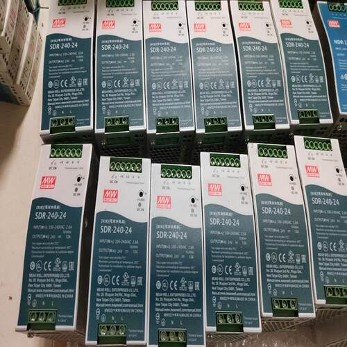 台湾明纬开关电源SDR-240-24 24V 10A成色如图