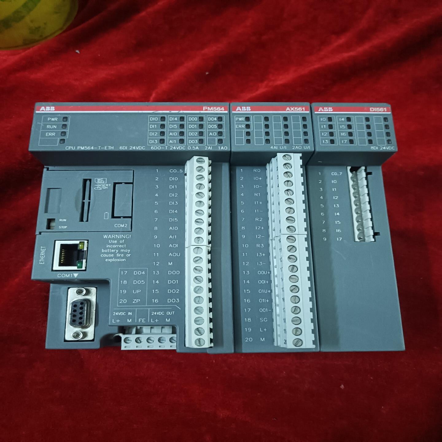 （设备配件）ABB PLC PM564-T-ETH，模块DI561.AX