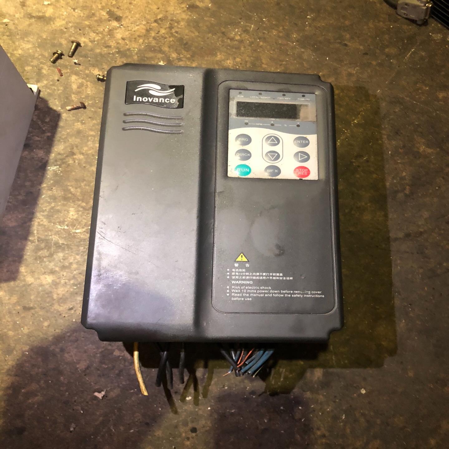 （设备配件）拆机汇川3.7KW变频器MD320NT3.7GB-FS-AG