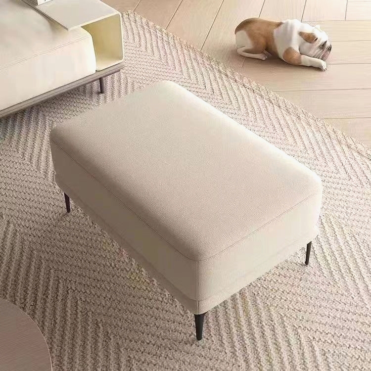 轻奢北欧沙发脚踏凳简约客厅放脚凳贵妃榻单独现代卧室床尾凳长条