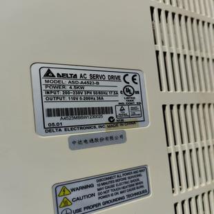 B驱动器拆机两台 A4523 议价台达ASD 功率4.5KW 德峰