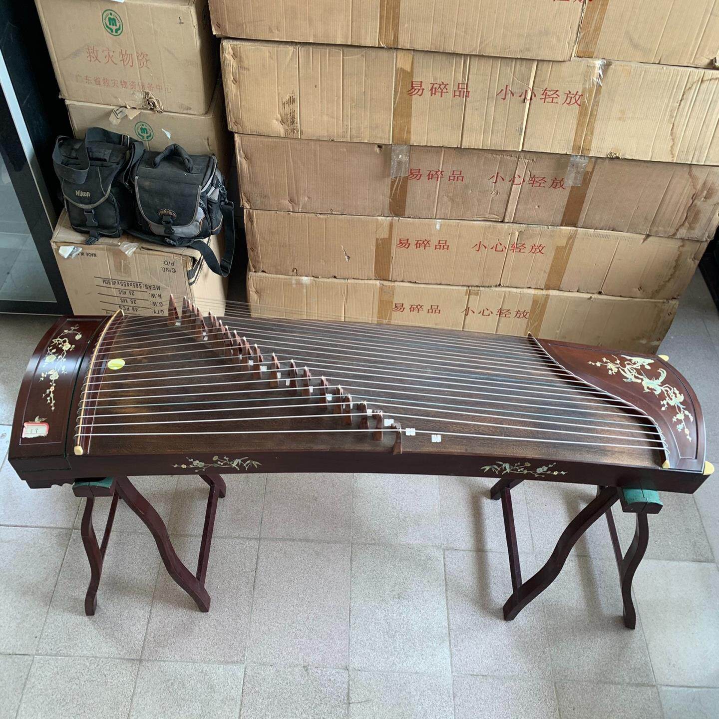 （设备配件）金声古筝，库存使用的很少，没有架子，成色不错！