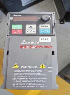 【荣强工控】二手九新VFD4A2MS43ANSAA，台达变频器MS300