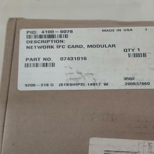 Simplex新普利斯4100-6078 网络接口模块 网络