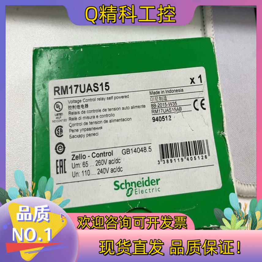 现货RM17UAS15测量与监控继电器1个 拍