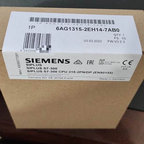 全新原装6AG1315-2EH14-7AB0现货当天发