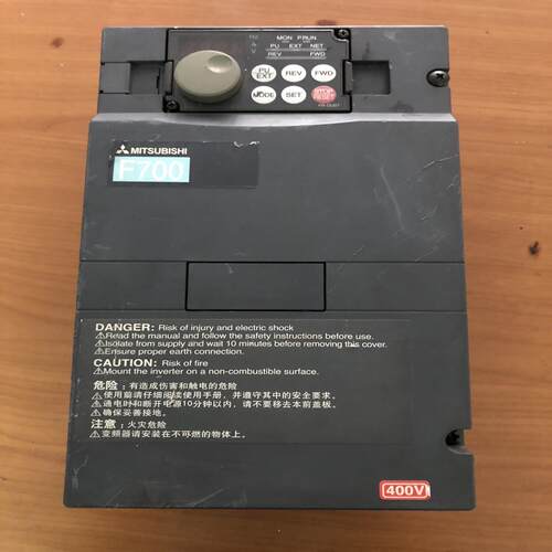 （设备配件）FR-F740-3.7K-CHT  3.7KW九成新。共5台