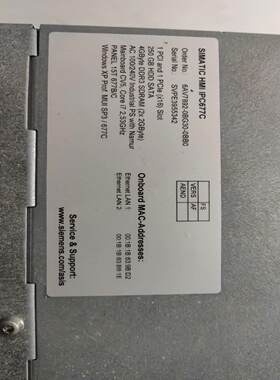 （设备配件）IPC677C 6AV7892-0BG30-0BB0 西门子