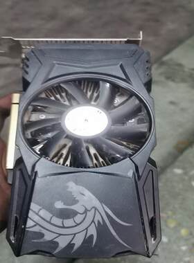 {雅致机械商行}迪兰RX560D 4G 显卡正常使用无任何问题接口齐全实