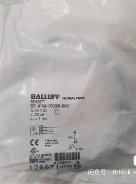 BALLUFF巴鲁夫 BES007T BES M18MI-P