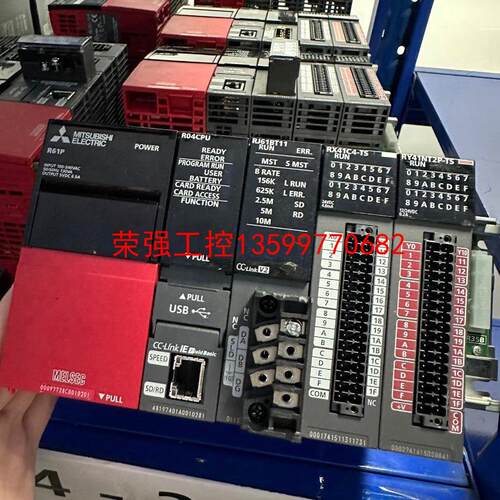 【荣强工控】三菱PLC R61P R04CPU RJ61BT11 RX4