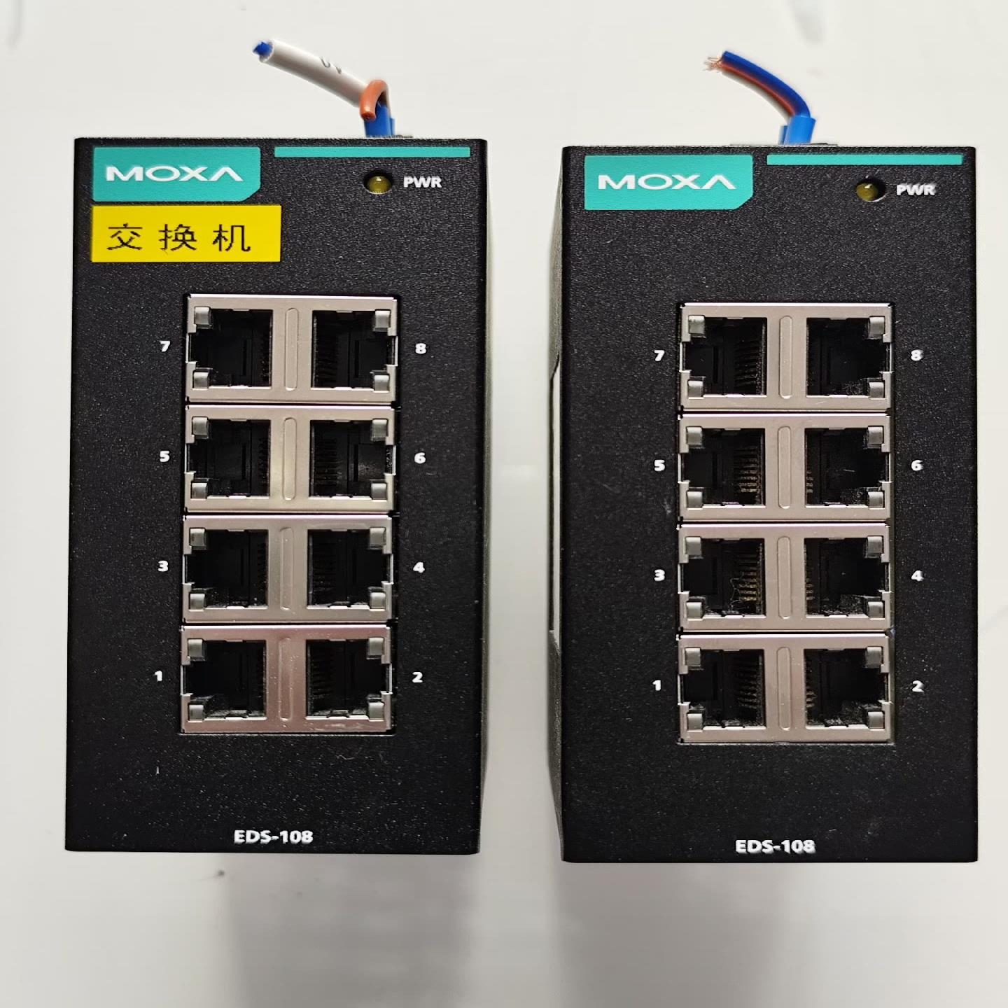 EDS-108摩莎MOXA工业交换8口以太网交换非网管型 1