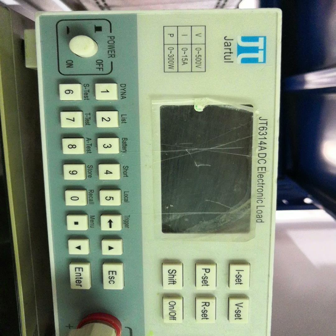 议~JT6314A电子负载，功能正常。实物拍摄