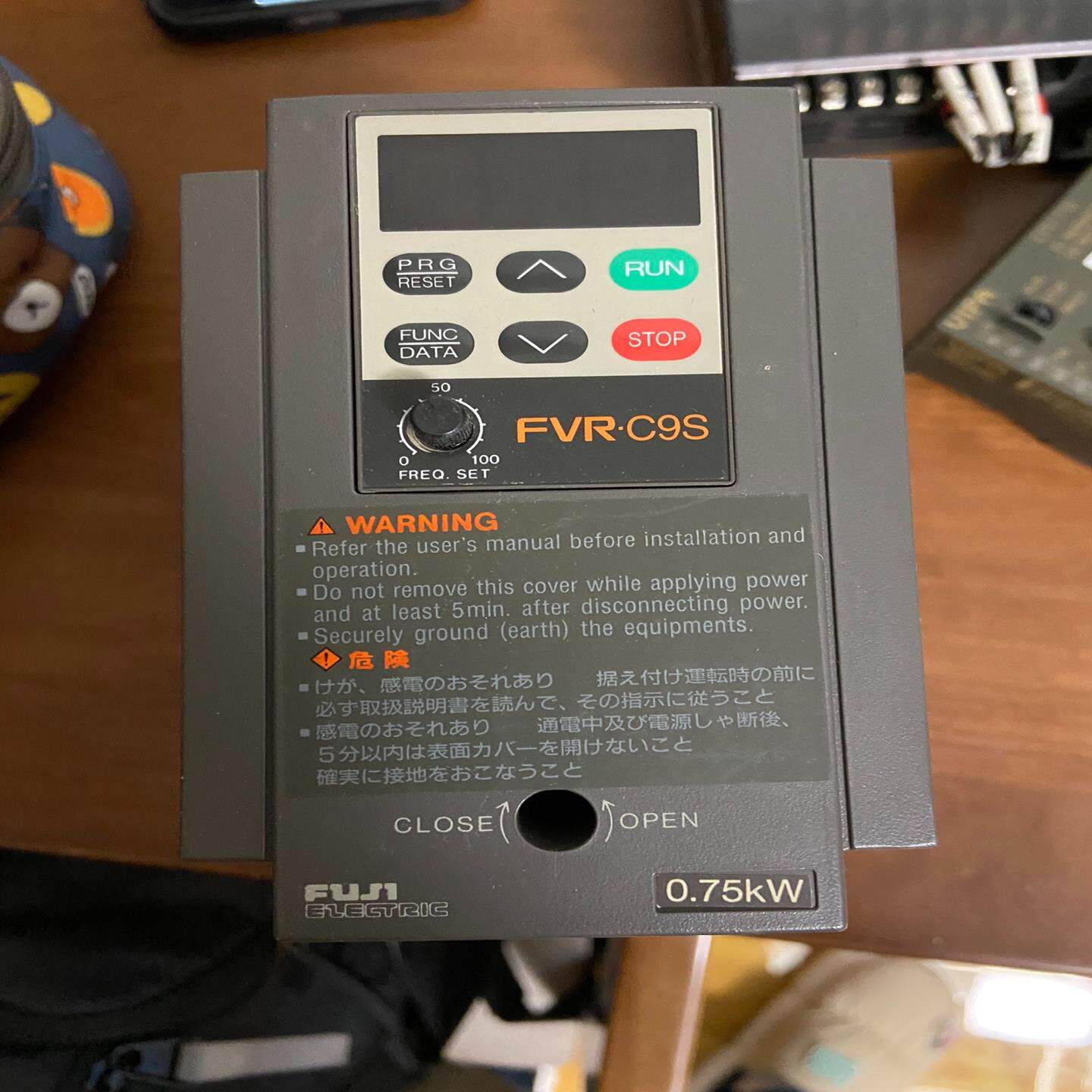 【工控自动化】富士变频器FVR0.75C9S-7JE、无包装、未