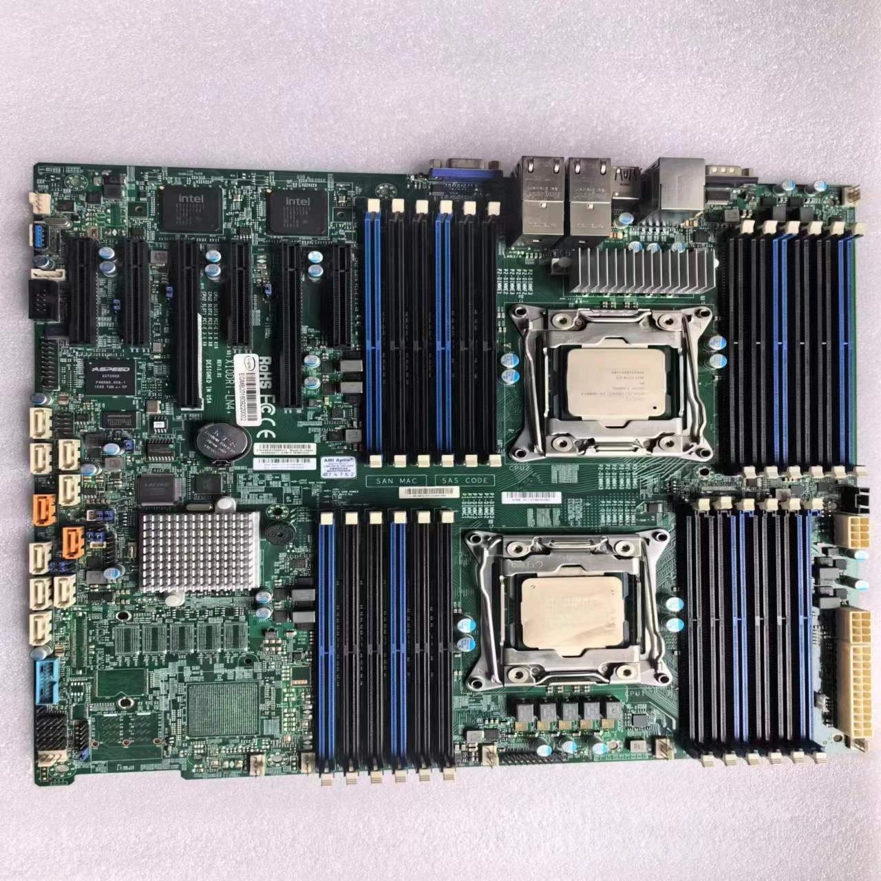 原装超微 X10DRI-LN4 服务器主板,双路 X99