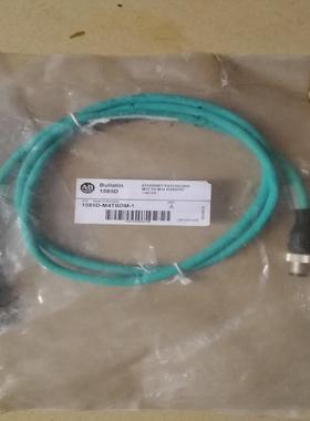 AB网线1585D-M4TBDM-1长度1米M12圆头，全新