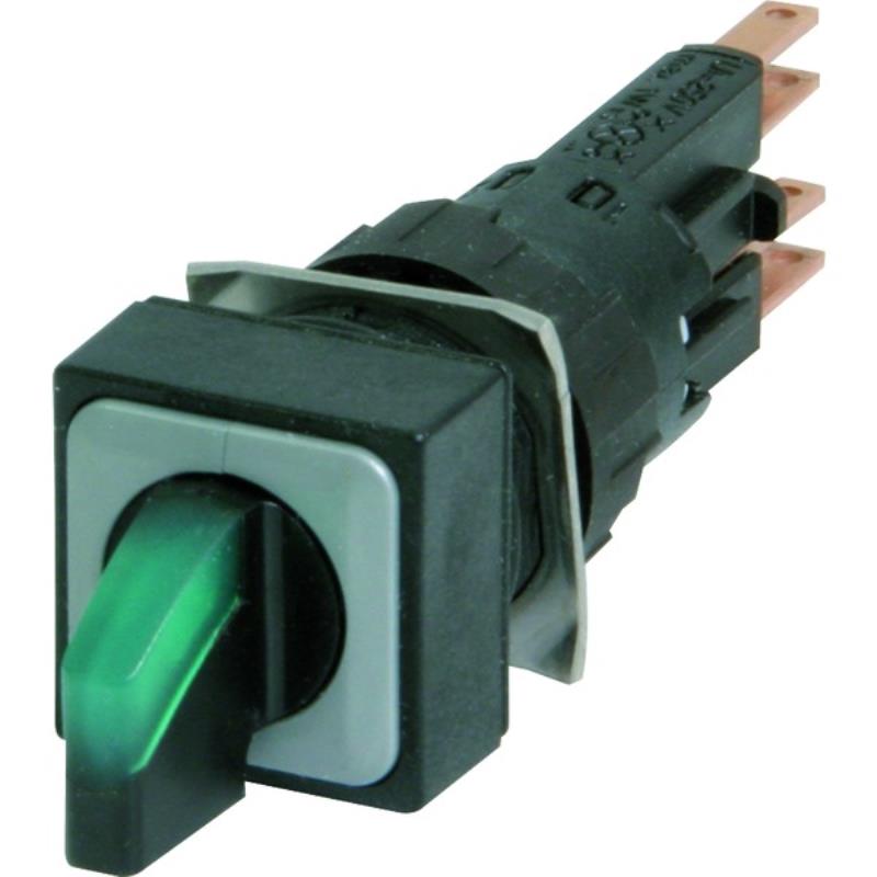 EATON MOELLER选择按钮头Q18LWK1R-GN/WB 16MM安装孔